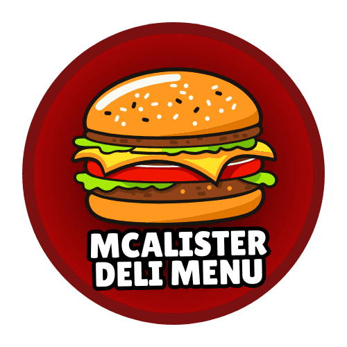 MCAlister Menu